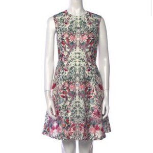 Ted Baker Floral Print Knee-Length Dress